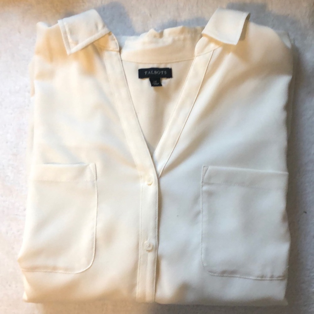 Sheer Talbots Button Down